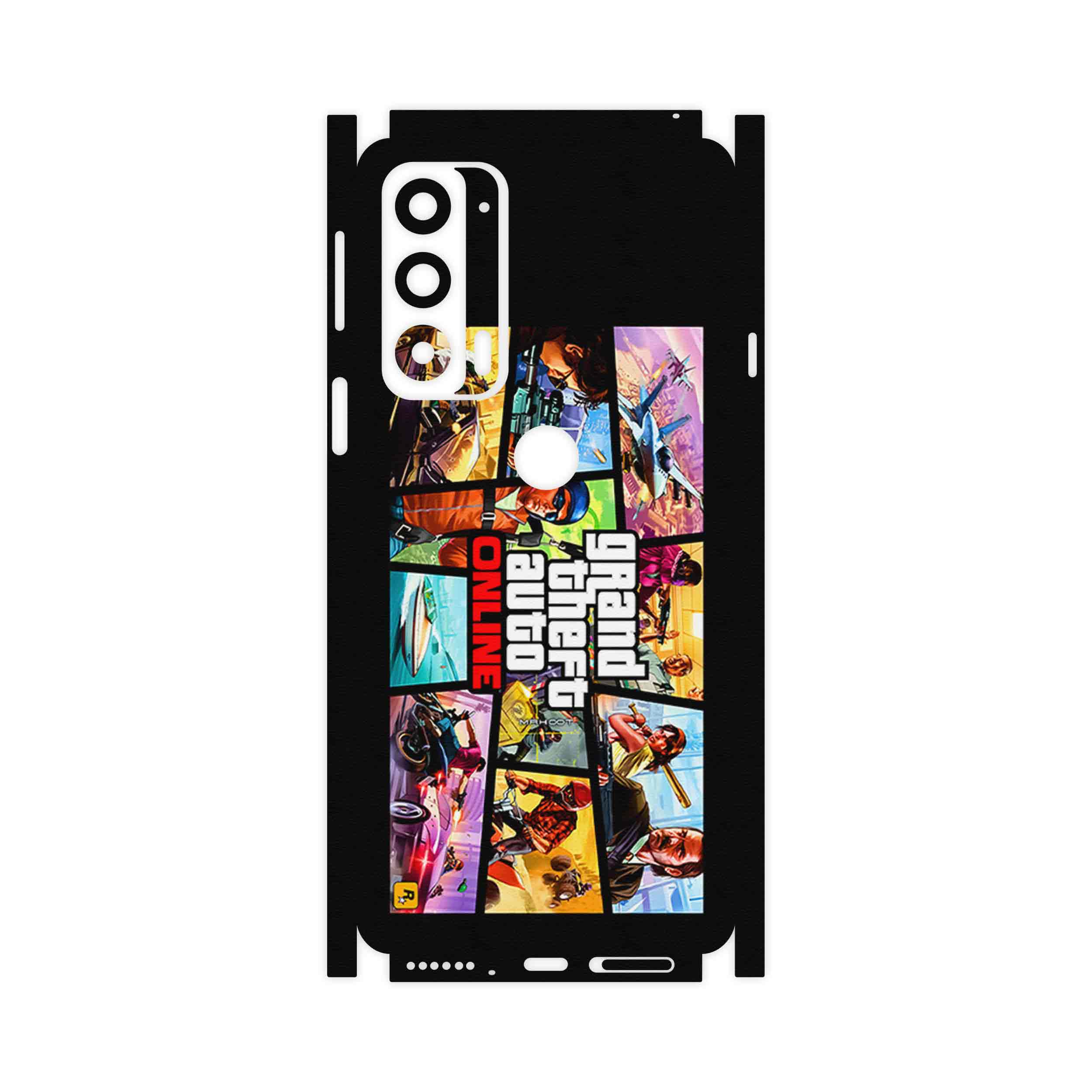 برچسب پوششی ماهوت مدل GTA Online Game Series-FullSkin مناسب برای گوشی موبایل موتورولا Edge 20