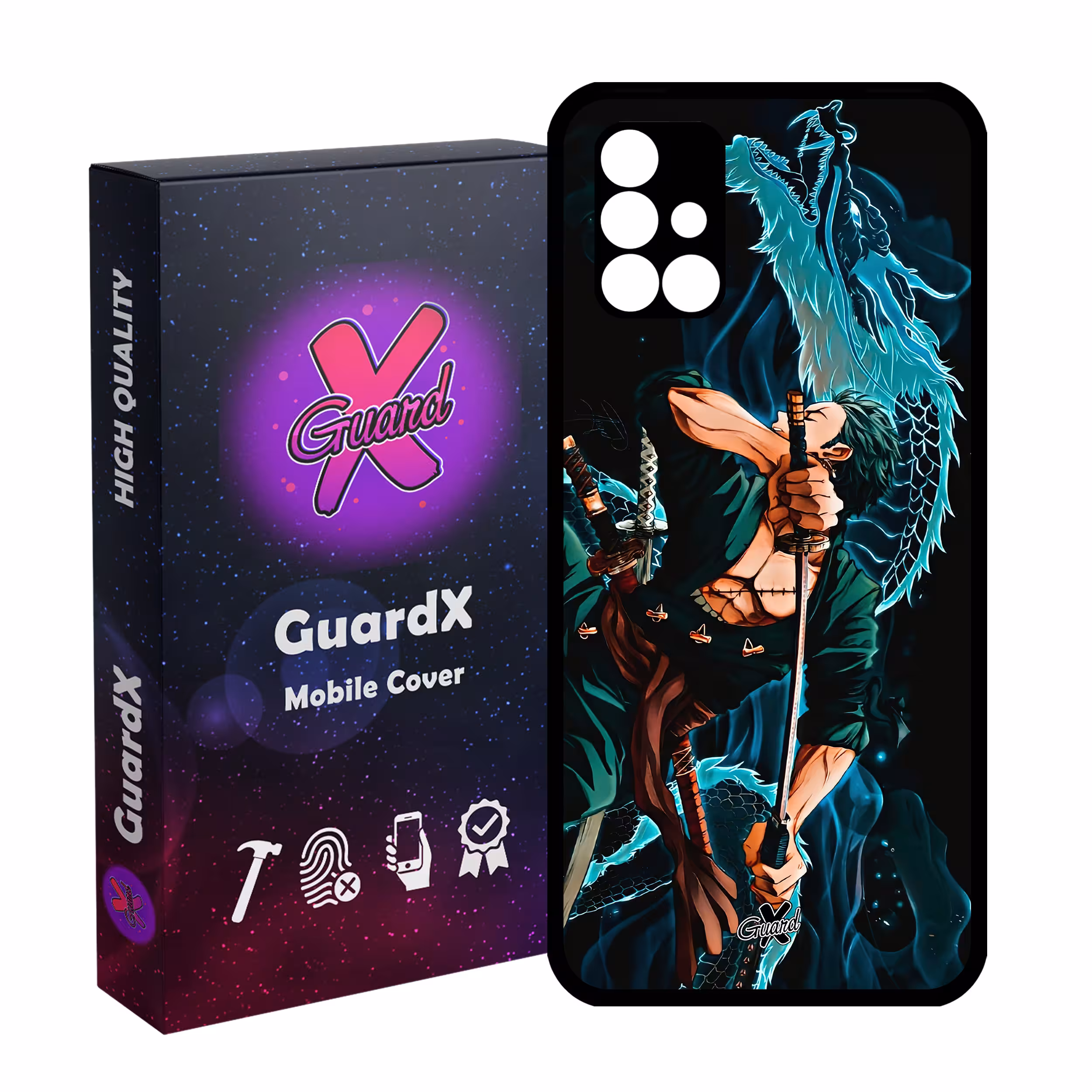 کاور گارد ایکس طرح Roronoa Zoro Anime مدل Glass10553 مناسب برای گوشی موبایل سامسونگ Galaxy A51 5G