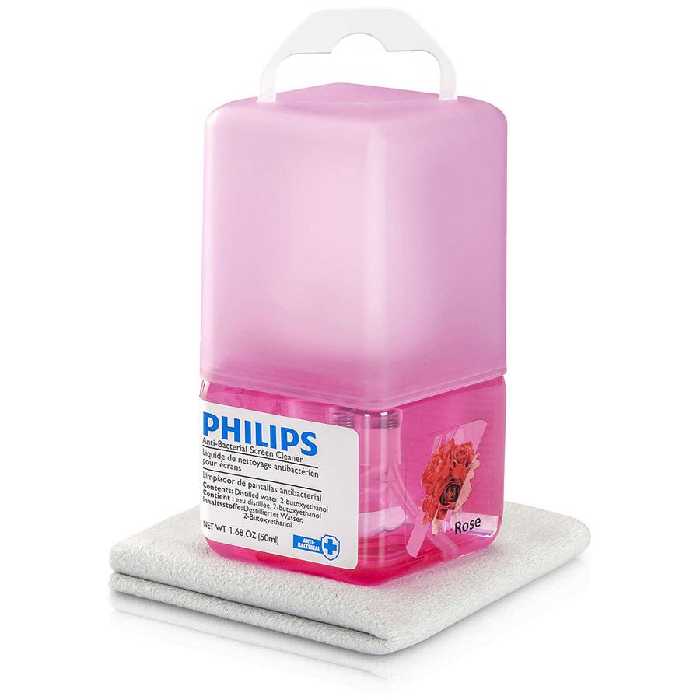کیت تمیز کننده مخصوص صفحه نمایش LED و LCD فیلیپس با رایحه رُز مدل SVC1117R/10