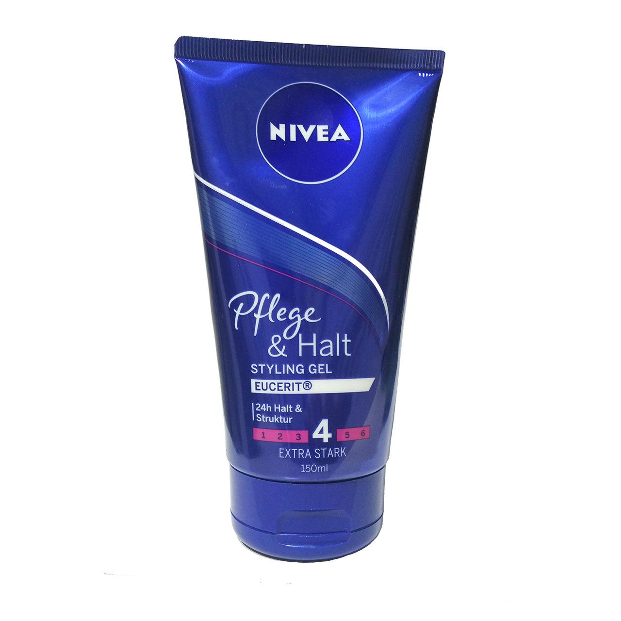 ژل حالت دهنده مو مردانه نیوآ مدل Pflege &amp; Halt حجم 150 میلی لیتر