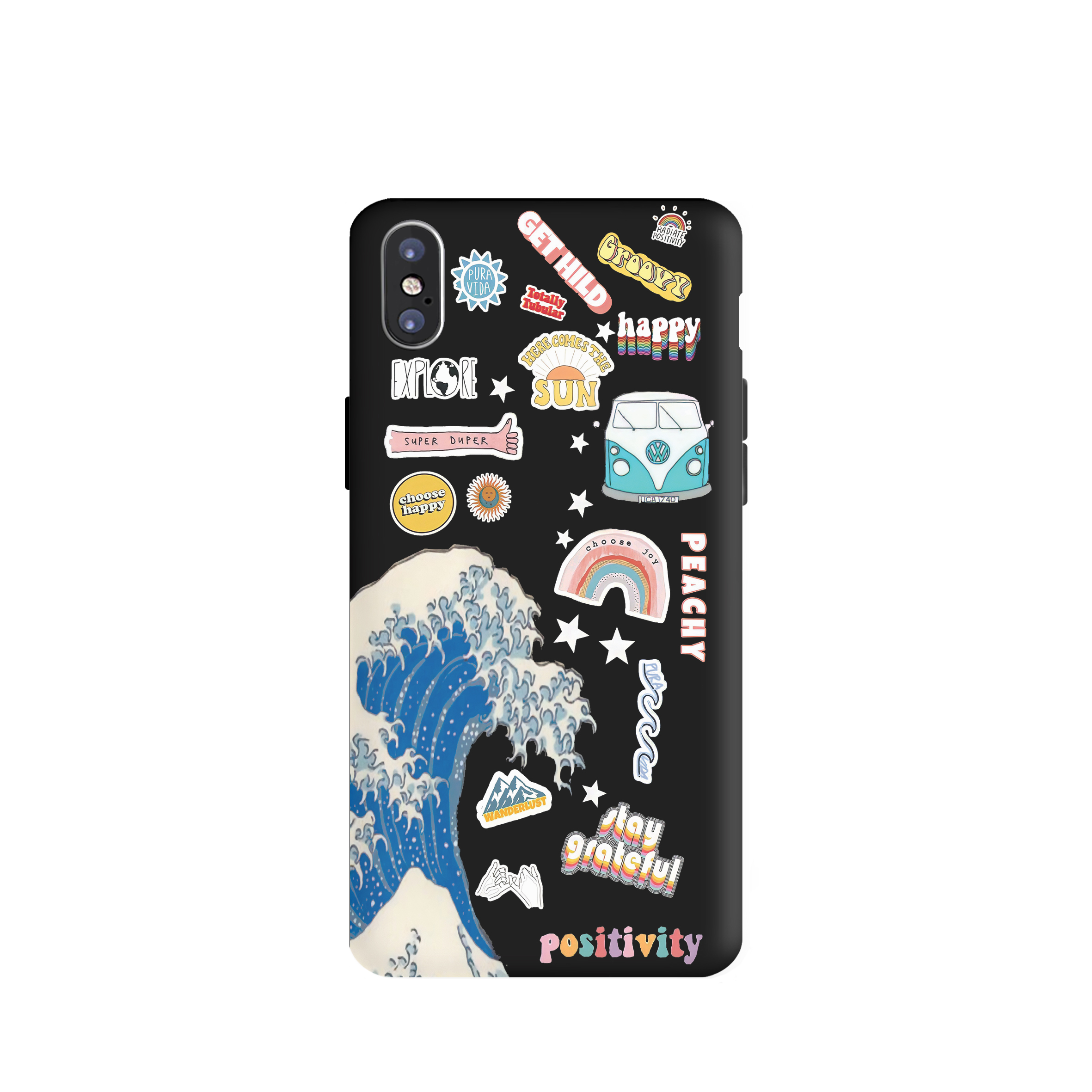 کاور طرح فانتزی مینیمال کد u4271 مناسب برای گوشی موبایل اپل iphone X / Xs