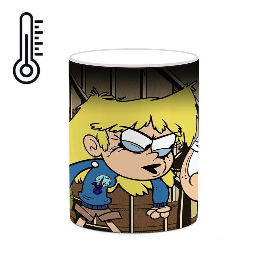 ماگ حرارتی کاکتی طرح کارتون The Loud House مدل mgh23438