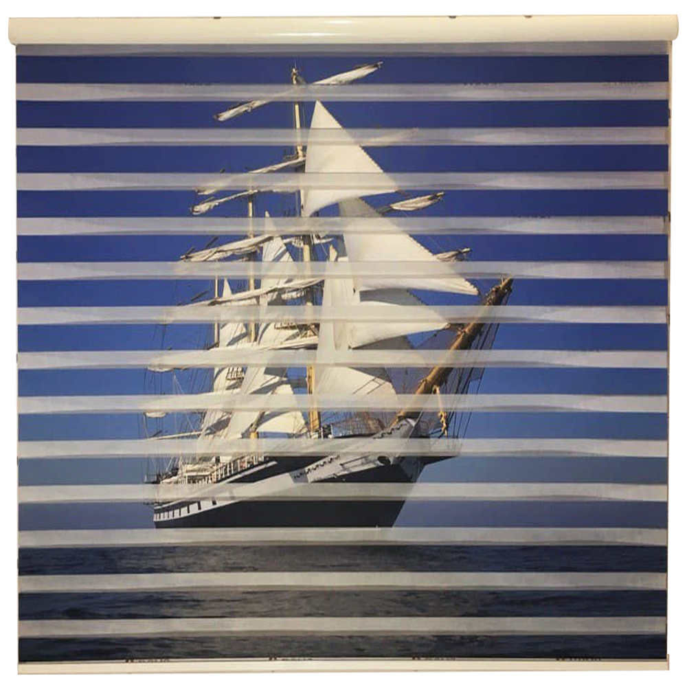 پرده زبرا مدل TD-50 سایز 150x150 سانتی متر