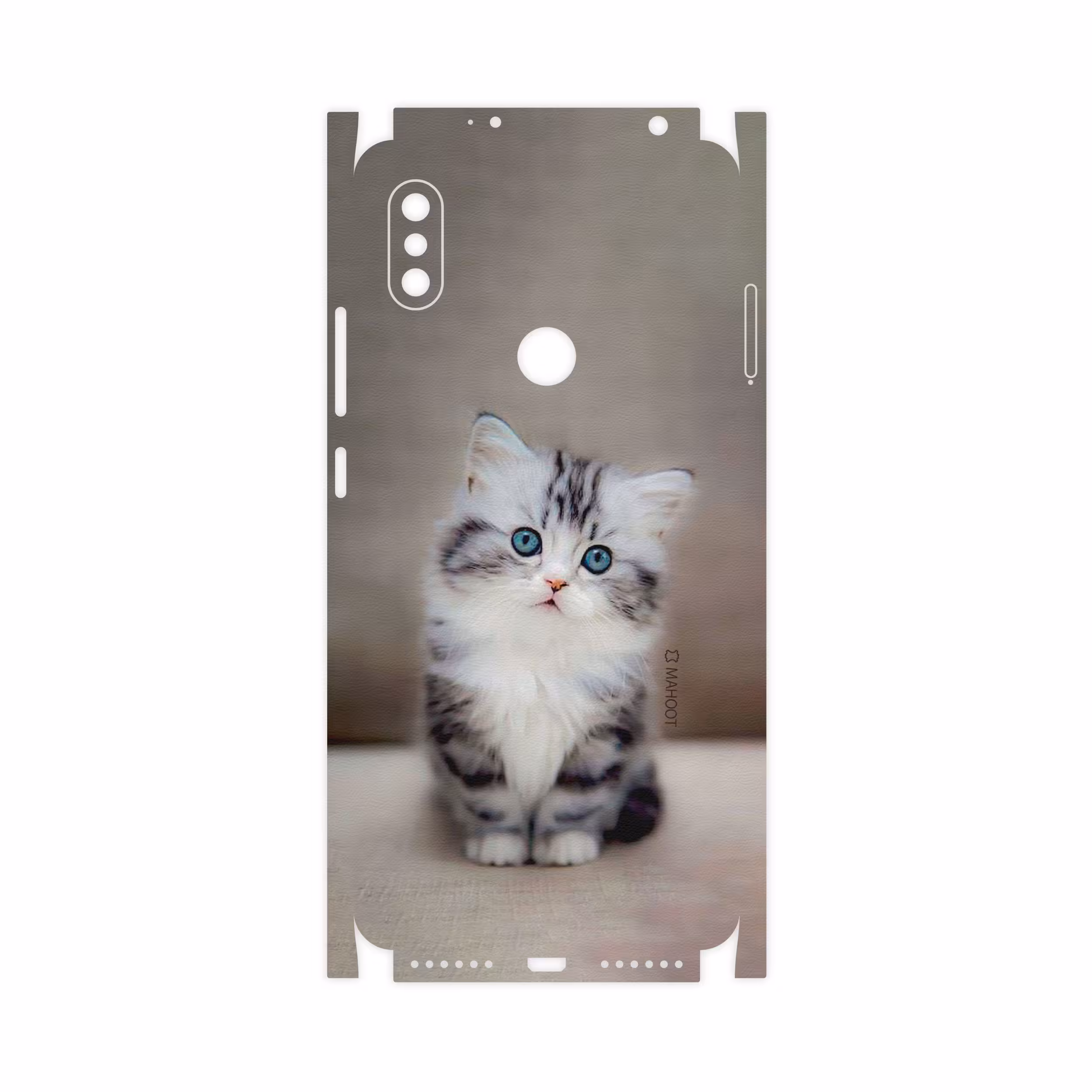 برچسب پوششی ماهوت مدل Cat-2-FullSkin مناسب برای گوشی موبایل شیائومی Redmi S2