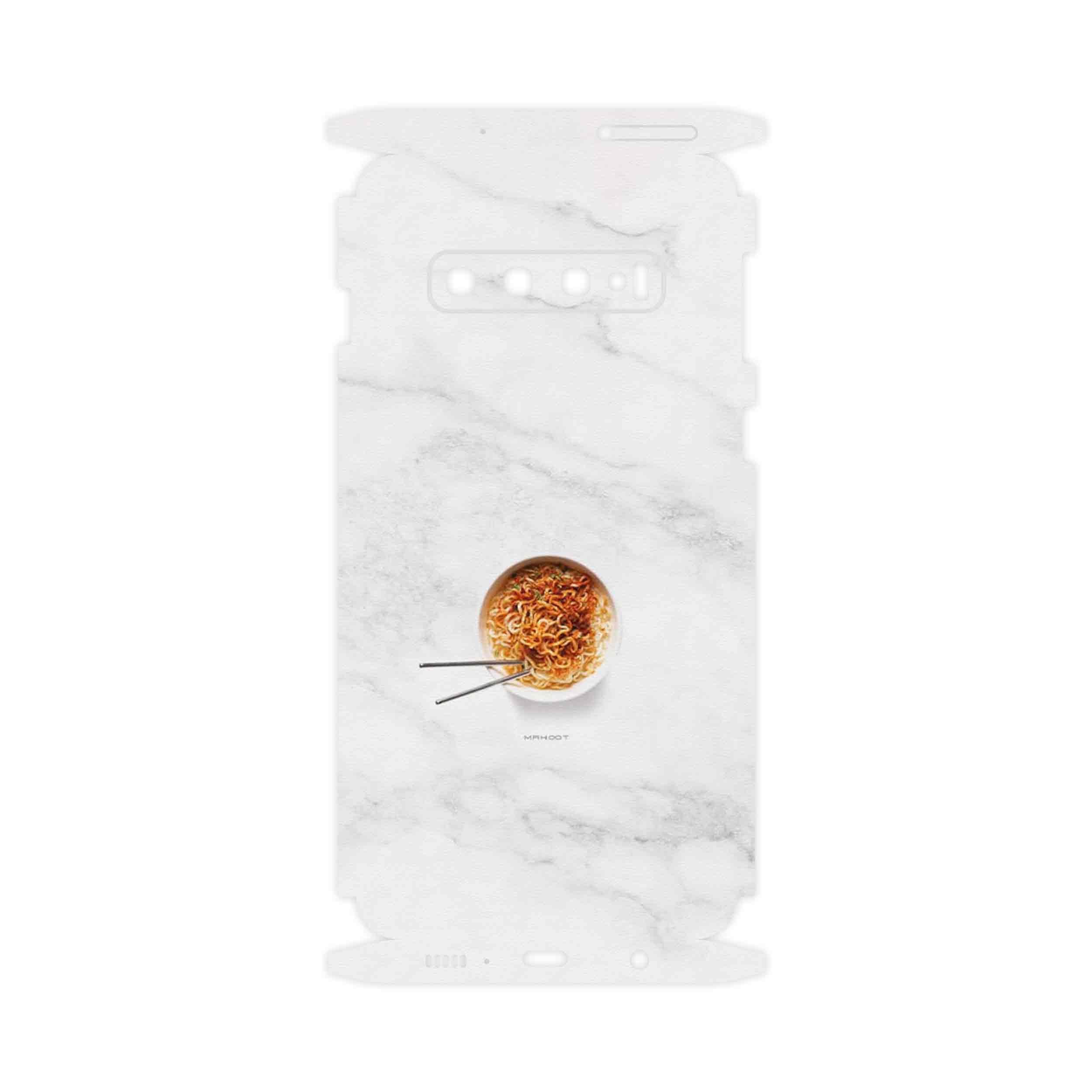 برچسب پوششی ماهوت مدل Noodle-FullSkin مناسب برای گوشی موبایل سامسونگ Galaxy S10