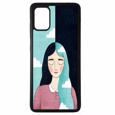 کاور طرح دختر کد 1146 مناسب برای گوشی موبایل سامسونگ galaxy a02s