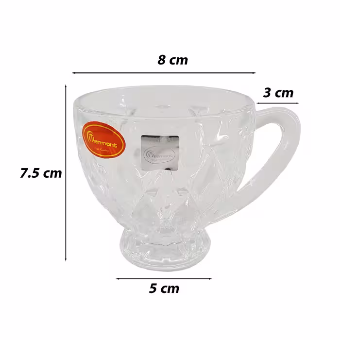 فنجان ورمونت مدل میلیونه کد VR-5085 بسته 6 عددی