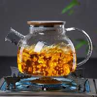 قوری پیرکس 1000 میل درب بامبو