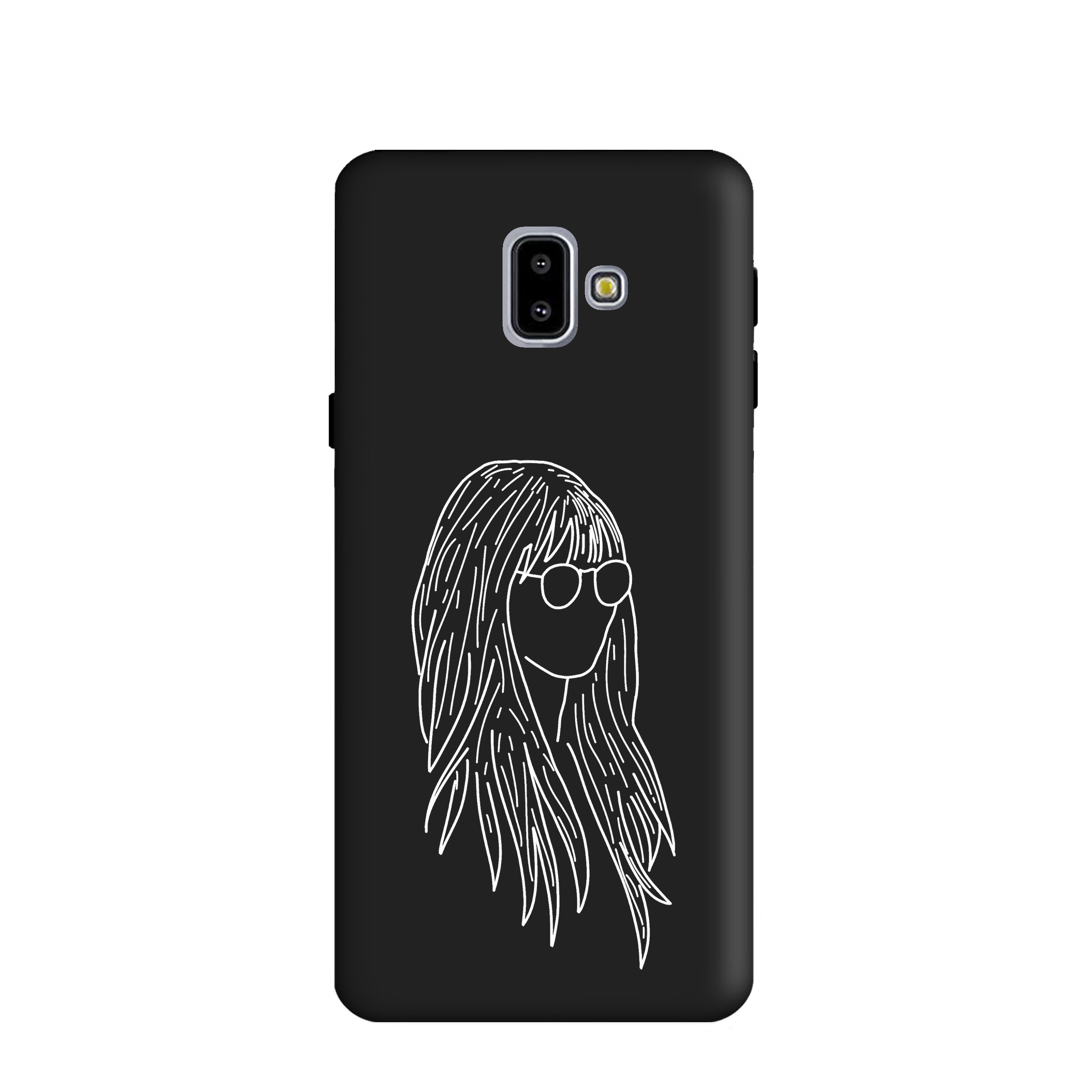 کاور طرح دختر مینیمال کد y3581 مناسب برای گوشی موبایل سامسونگ galaxy J6plus