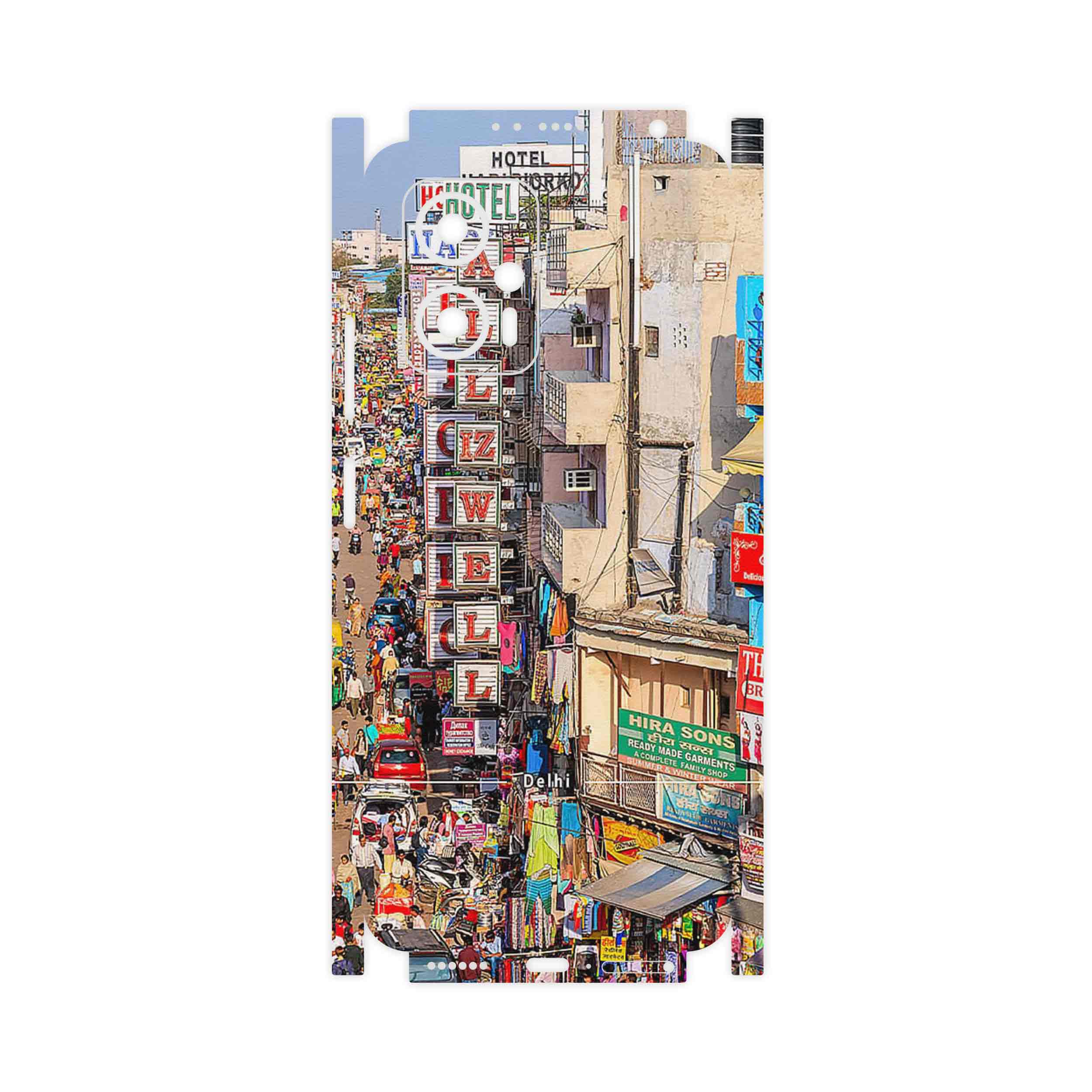 برچسب پوششی ماهوت مدل City of Delhi-FullSkin مناسب برای گوشی موبایل شیائومی Poco X4 GT