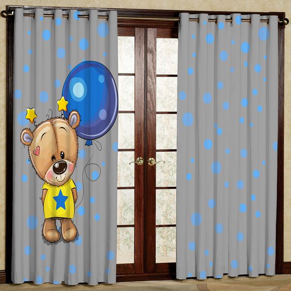 پرده مدل چاپی هازان پانچی کد 411 سایز 200x140 سانتی متر