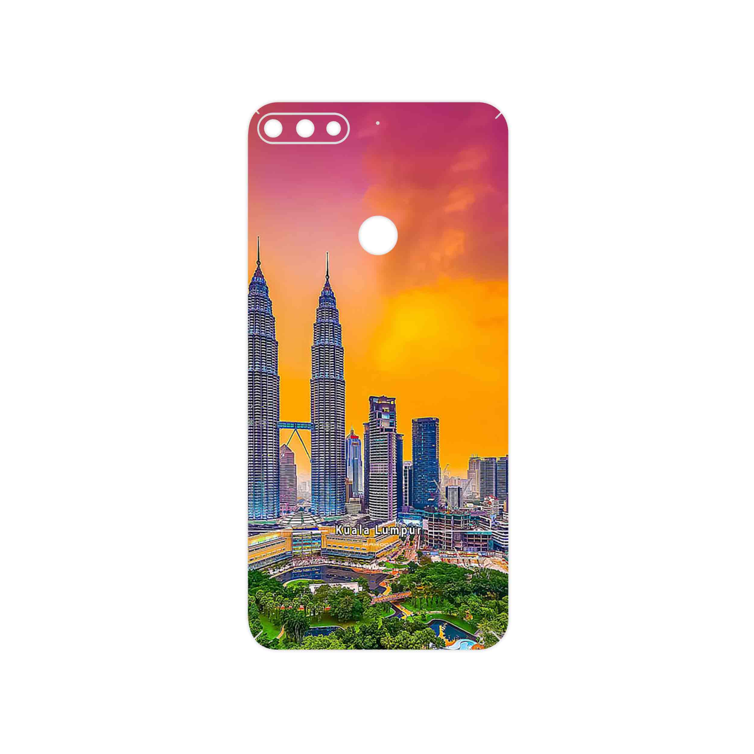 برچسب پوششی ماهوت مدل City of Kuala Lumpur مناسب برای گوشی موبایل آنر 7C