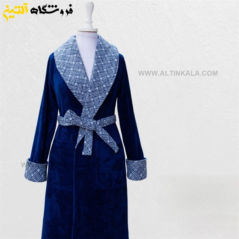 حوله تنپوش پودایران طرح دایان سرمه ای سایز 135