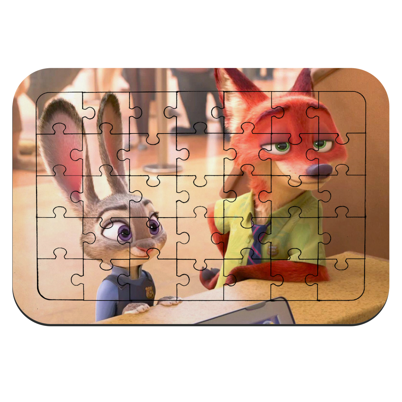 پازل 35 تکه طرح انیمیشن زوتوپیا مدل NI583