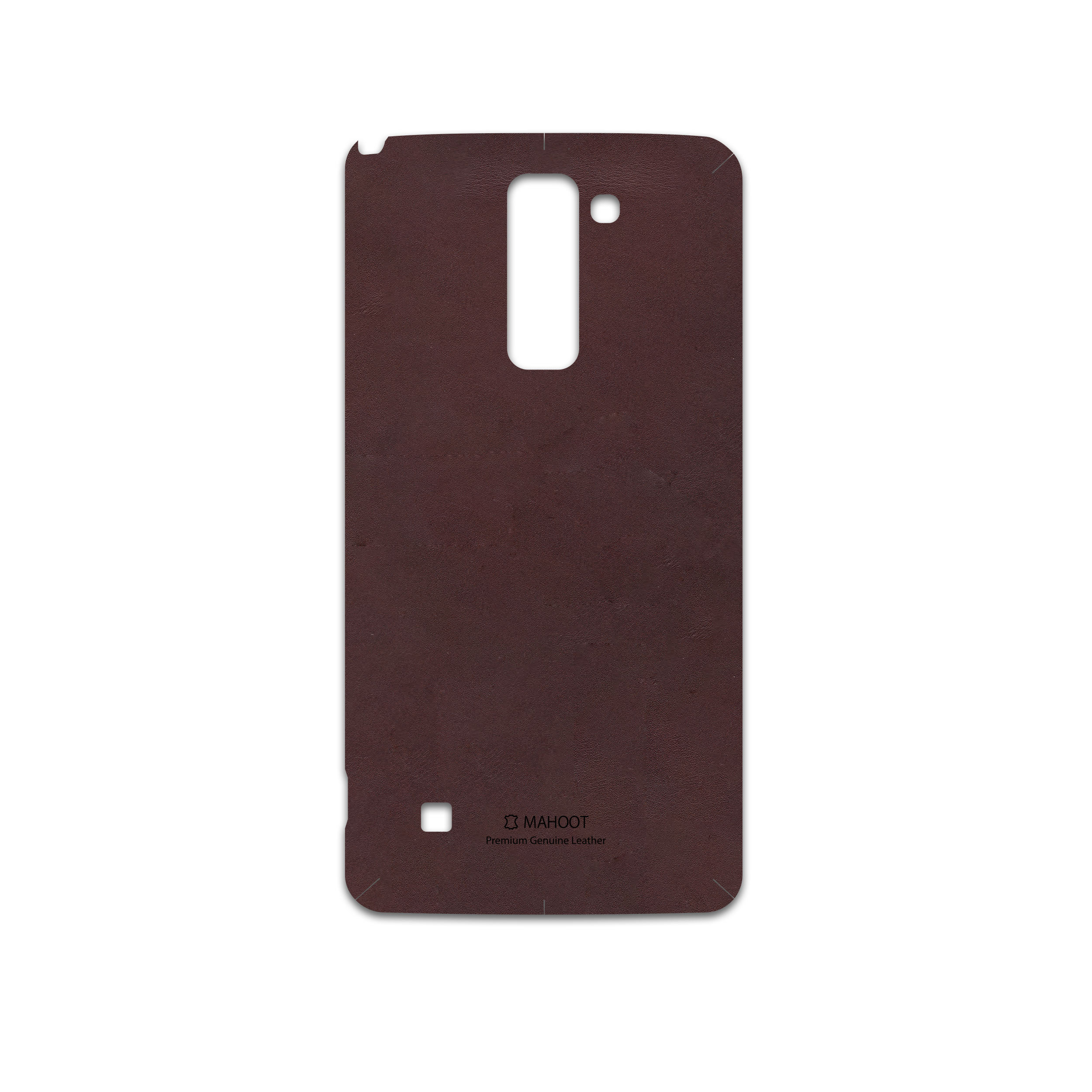 برچسب پوششی ماهوت مدل Matte-Dark-Brown-Leather مناسب برای گوشی موبایل ال جی Stylus 2