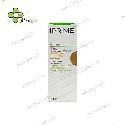 کرم ضد آفتاب رنگی فاقد چربی پریم SPF60