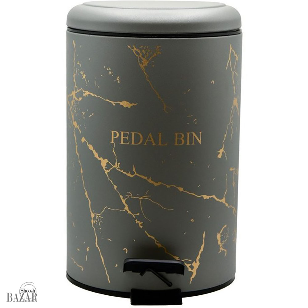 سطل زباله 12 لیتر مدل ماربل بی وی کی کد 835591