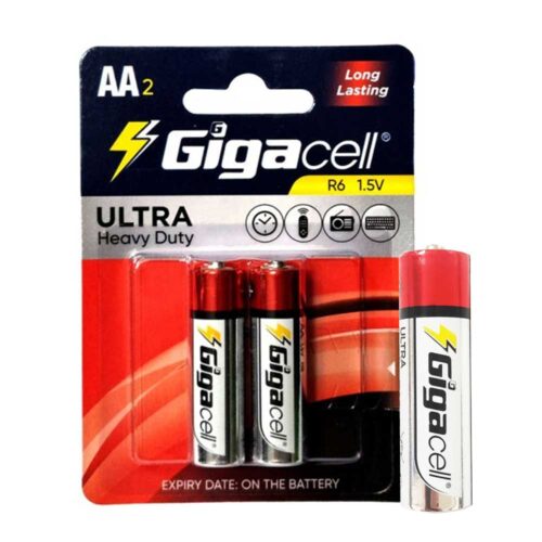 باتری قلمی Gigacell مدل Heavy Duty AA دو عددی
