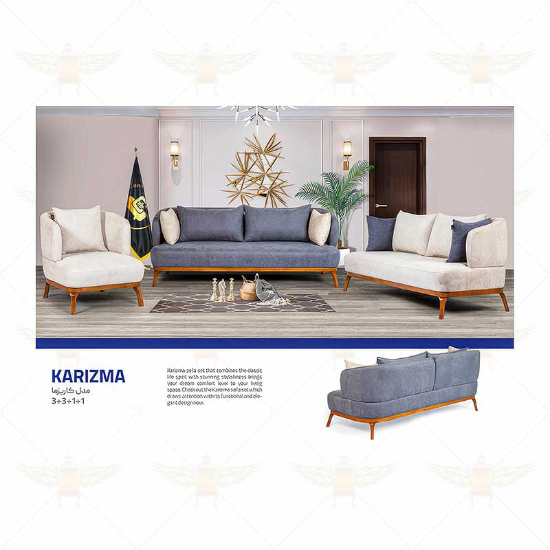 مبل 8 نفره کاریزما