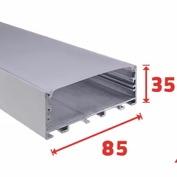 لاینر نوری روکار R11 - یراقینو فروش یراق آلات کابینت و درب