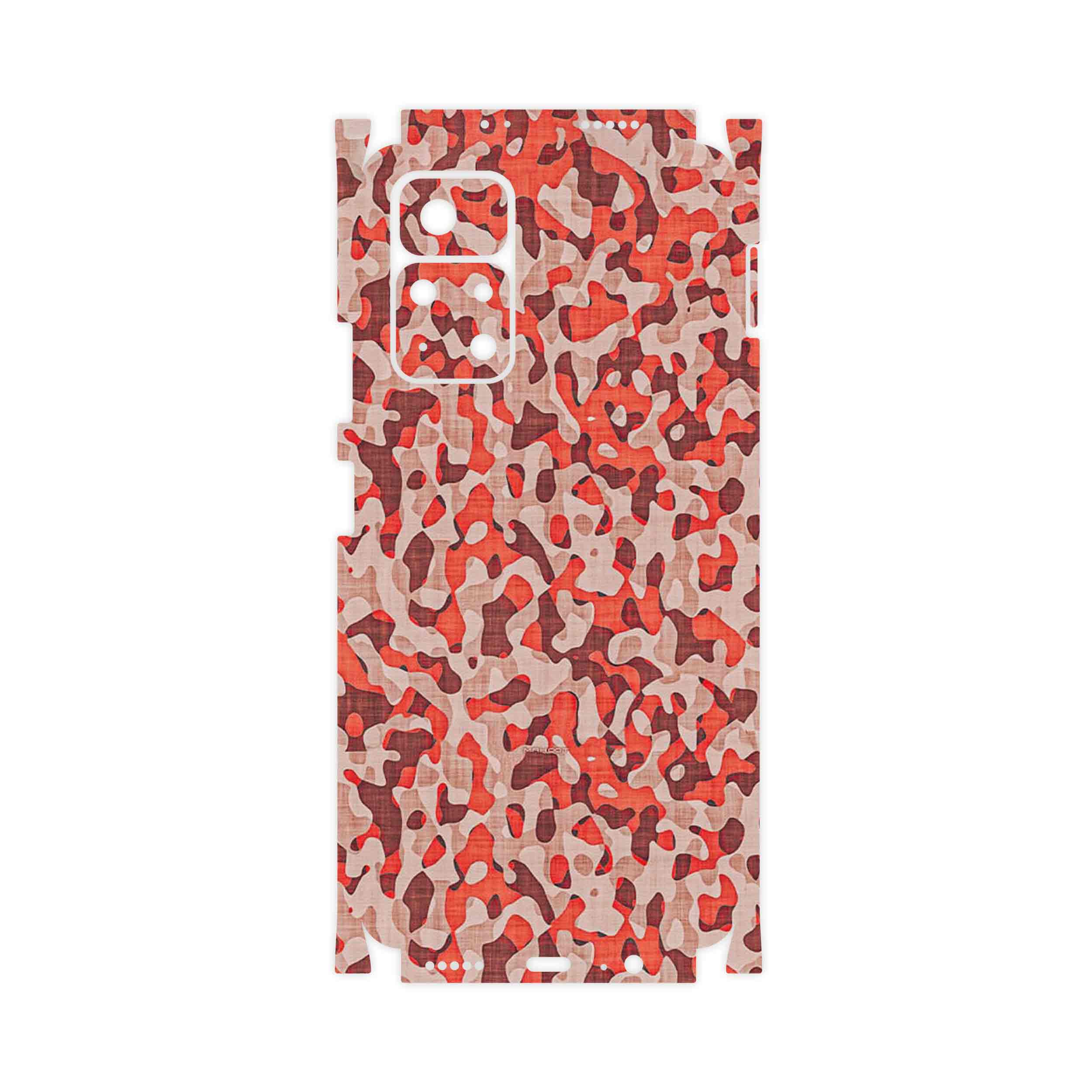 برچسب پوششی ماهوت مدل Red Infantry Army-FullSkin مناسب برای گوشی موبایل شیائومی Poco M4 Pro 5G