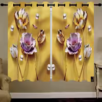 پرده رنس مدل C34-50824 سایز 190x140 سانتی متر