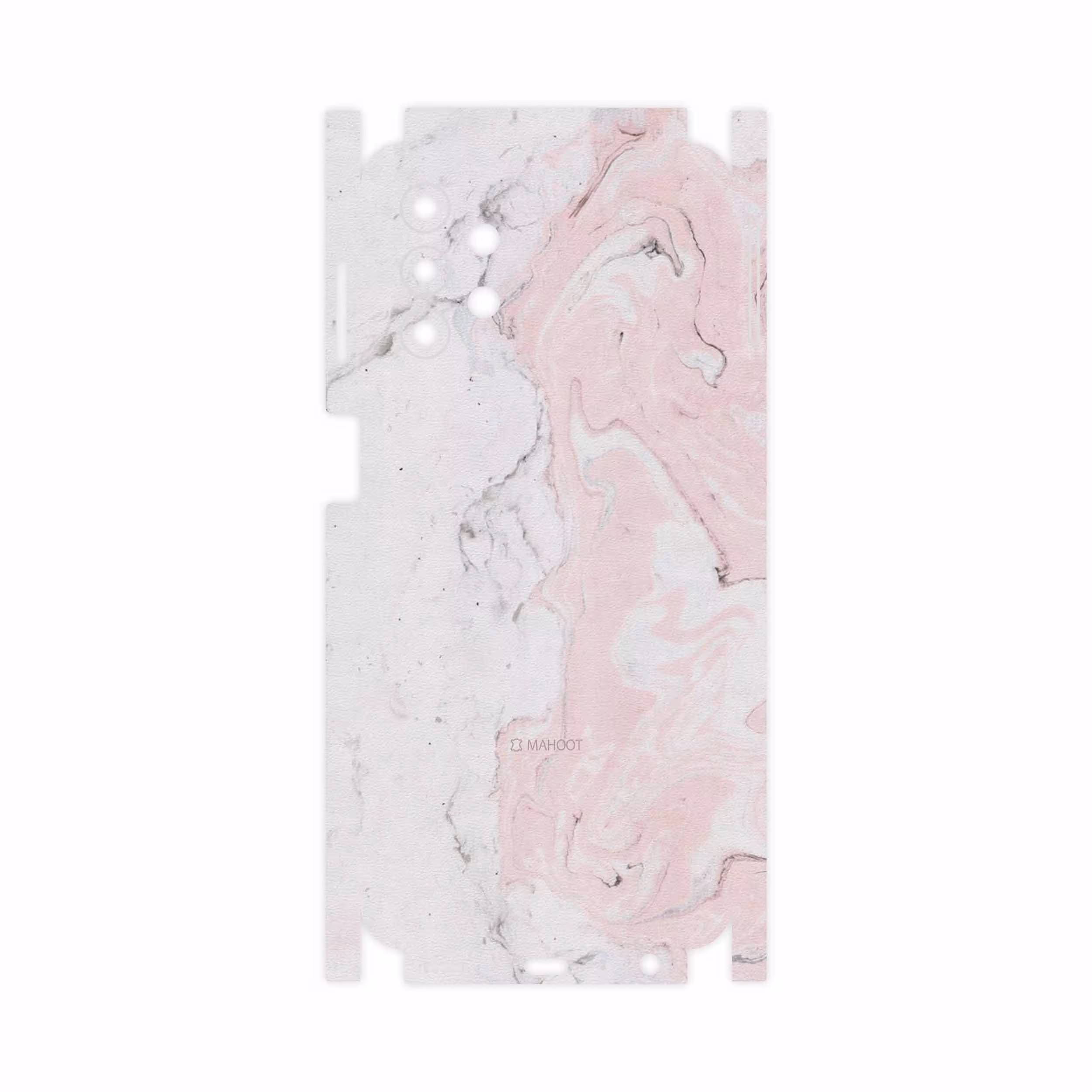برچسب پوششی ماهوت مدل Blanco-Pink-Marble-FullSkin مناسب برای گوشی موبایل سامسونگ Galaxy A32 5G