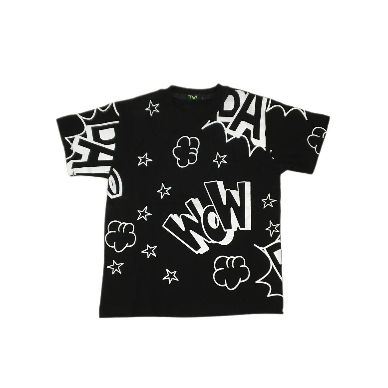 تی شرت آستین کوتاه بچگانه مدل ابری