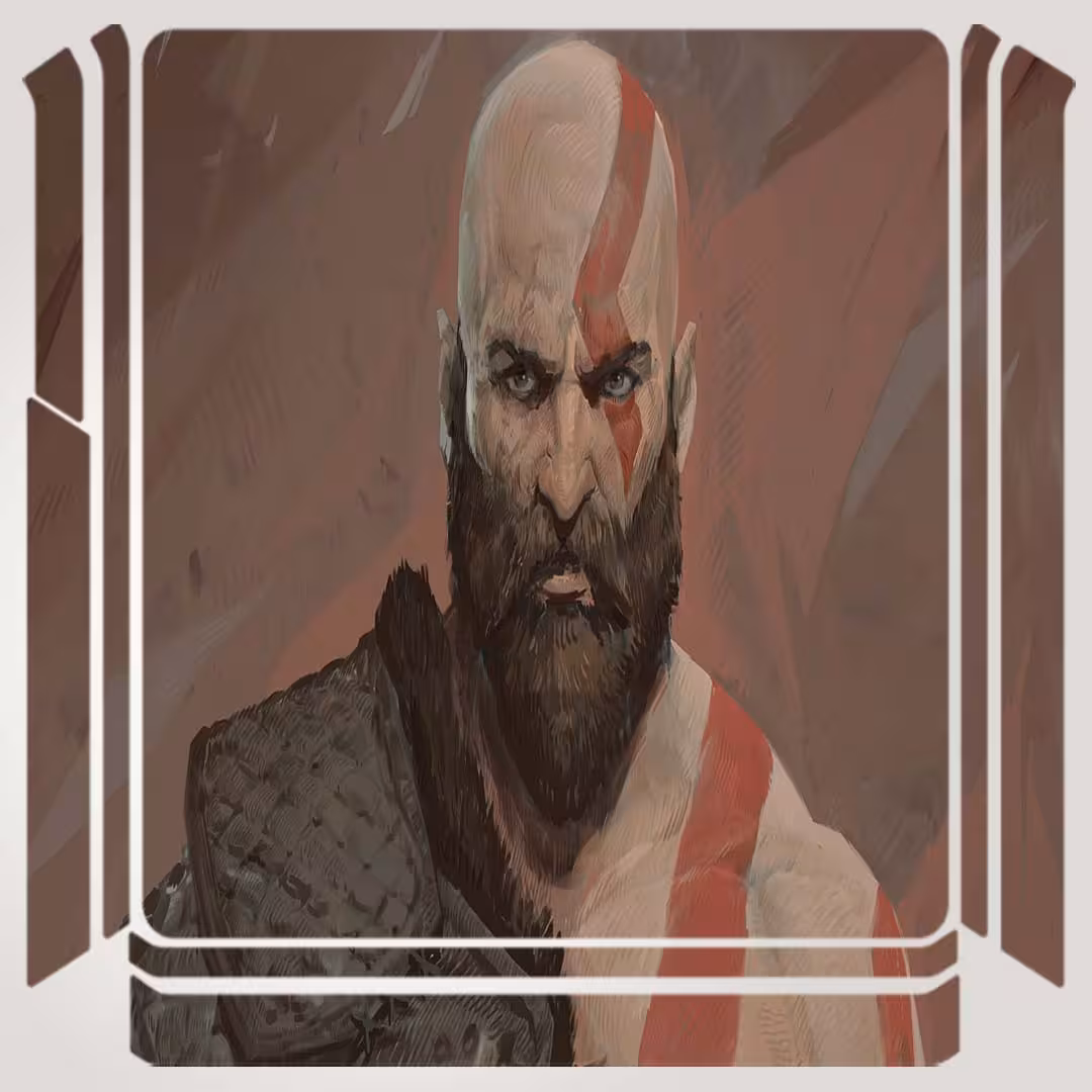 برچسب پلی استیشن ۴ مدل kratos 5k artwork کد PSS-344