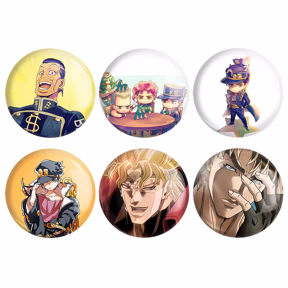 پیکسل خندالو مدل انیمه جوجو Jojo کد 463B مجموعه 6 عددی