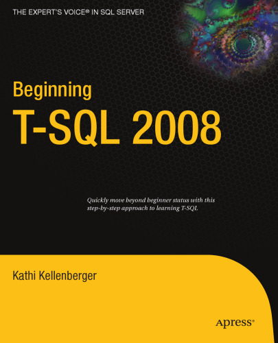 خرید و دانلود نسخه کامل کتاب Beginning T-SQL 2008