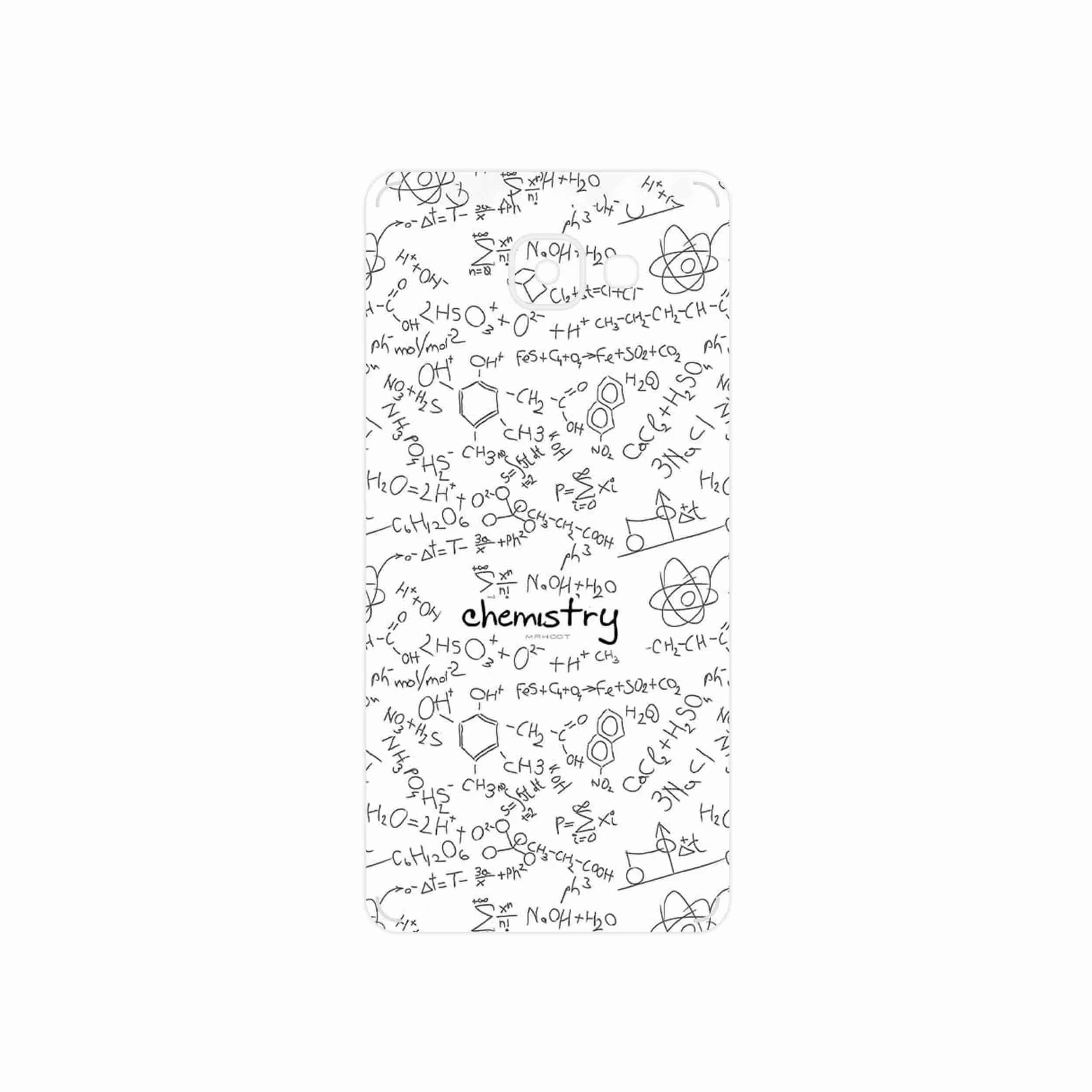 برچسب پوششی ماهوت مدل Chemistry Science مناسب برای گوشی موبایل سامسونگ Galaxy A7 2016