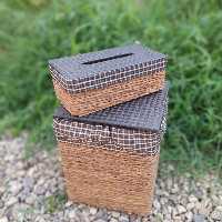 ست جای دستمال کاغذی و سطل