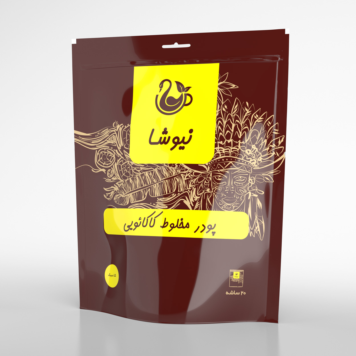 هات چاکلت کلاسیک دوی پک نیوشا 20 عددی
