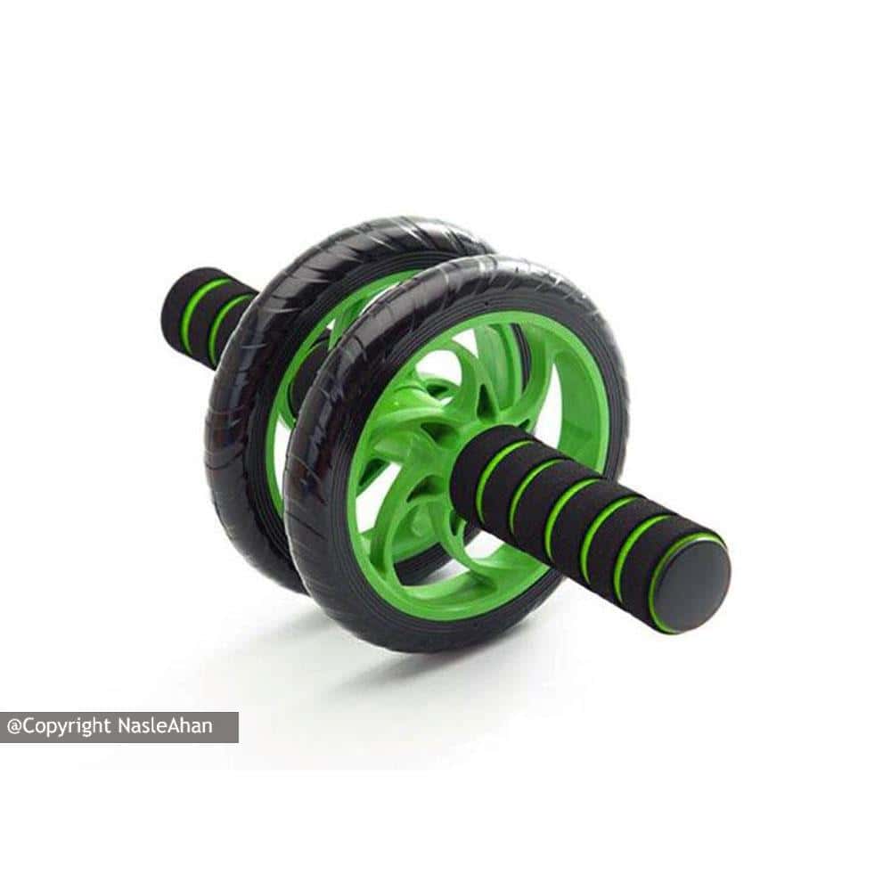 چرخ تمرین شکم مدل DOUBLE Wheel - فروشگاه نسل آهن
