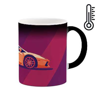 ماگ حرارتی طرح ماشین مدل mgp00523