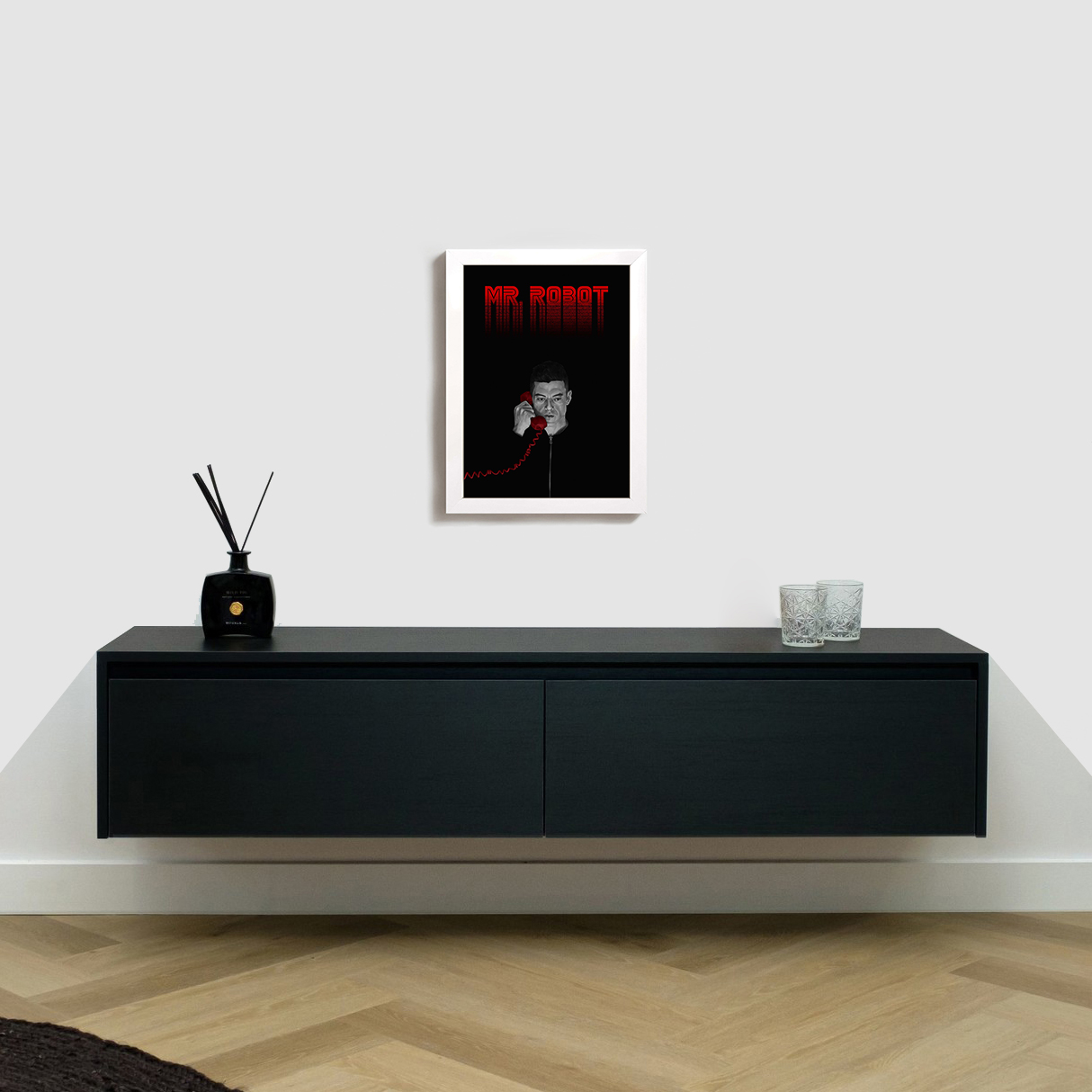 تابلو مدل سریال مستر ربات mr robot W348