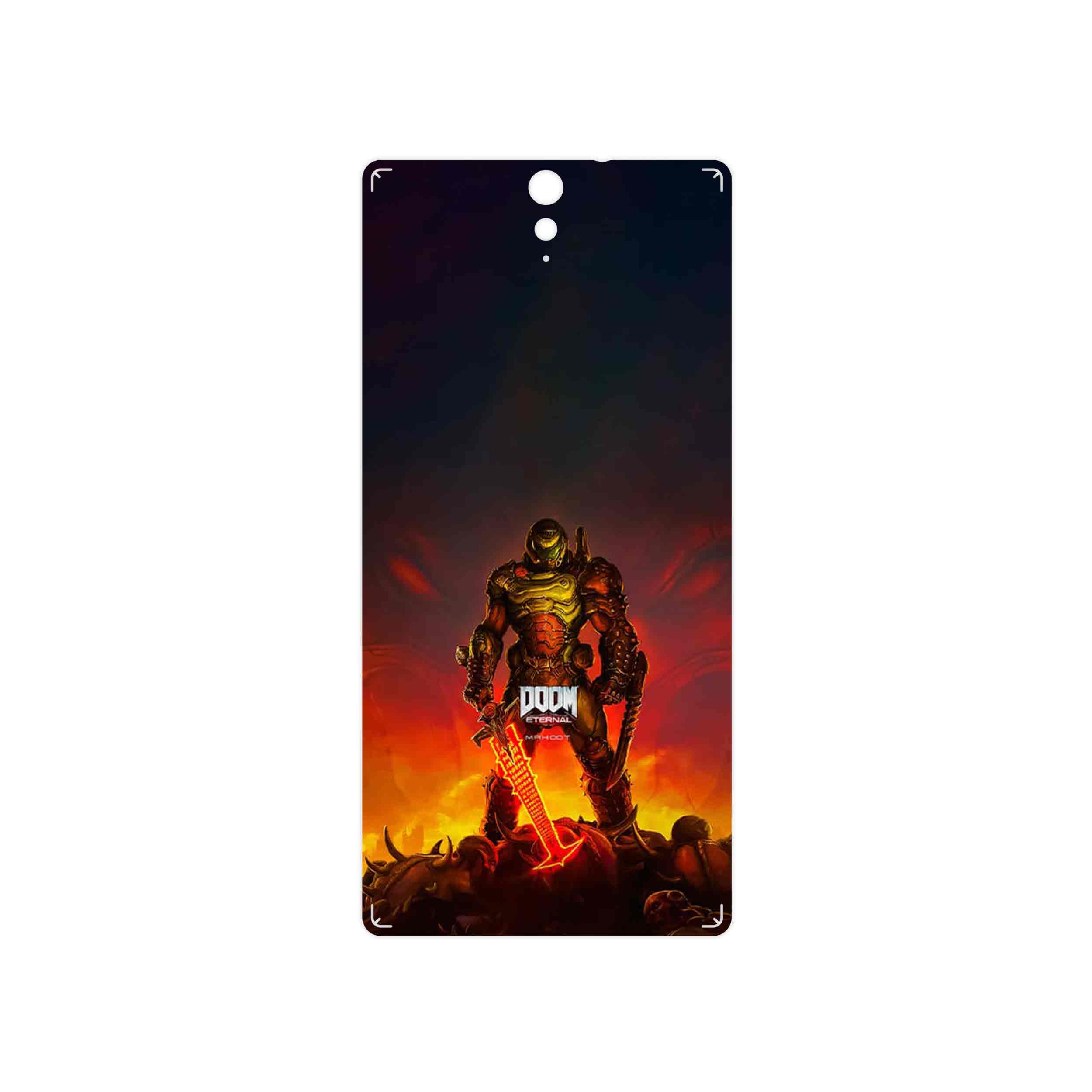 برچسب پوششی ماهوت مدل DOOM Game Series مناسب برای گوشی موبایل سونی Xperia C5