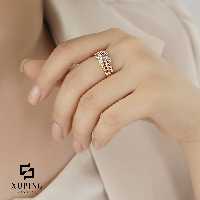 انگشتر ژوپینگ اصل با روکش طلا کد XPR901-4