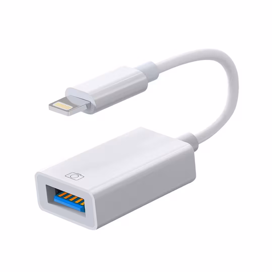 مبدل OTG USB به لایتنینگ لنیز مدل AX98