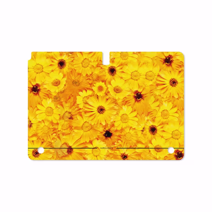 برچسب پوششی ماهوت مدل Yellow-Flower مناسب برای تبلت سامسونگ Galaxy Note 10.1 2012 N8010