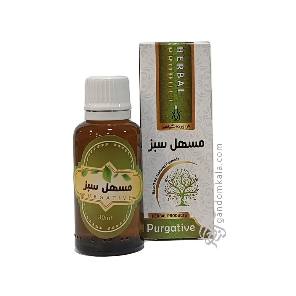قطره مسهل سبز (کمک به دفع سنگ کلیه و اوره)