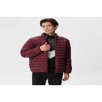 کاپشن قرمز مردانه مانتو لحافی یقه ایستاده Lacoste
