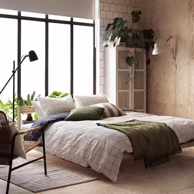 سرویس روتختی ایکیا مدل VITKLOVER  دو نفره سه تکه