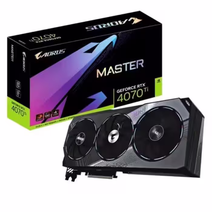 کارت گرافیک گیگابایت GIGABYTE AORUS RTX 4070 Ti MASTER 12G (آکبند-گارانتی اصلی)