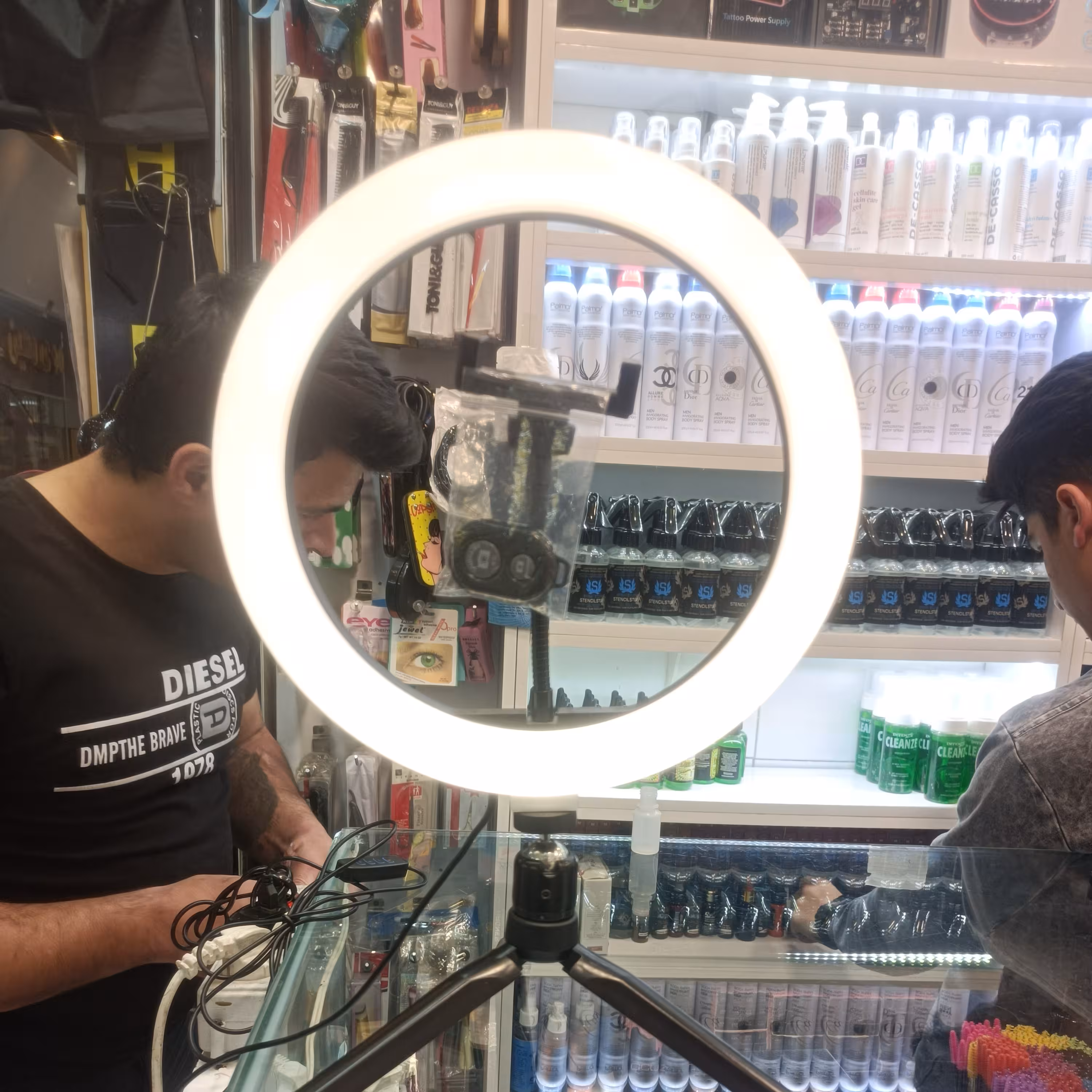 رینگ لایت رومیزی قابلیت تغیر رنگ کیفیت عالی LED