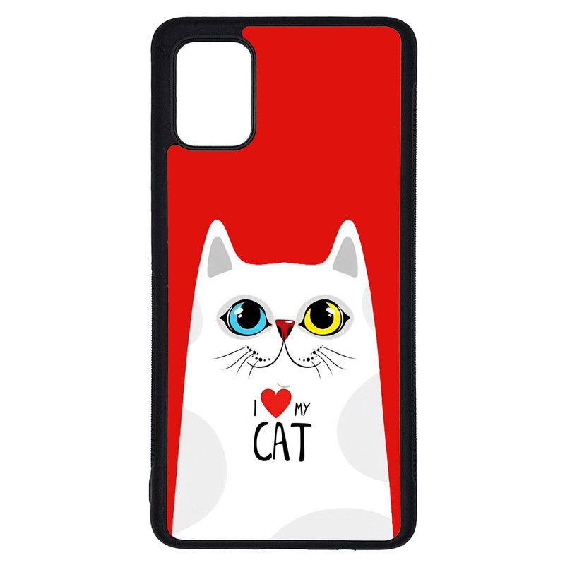 کاور طرح گربه کد G-109 مناسب برای گوشی موبایل سامسونگ Galaxy A51 | دیجی قاب دونی