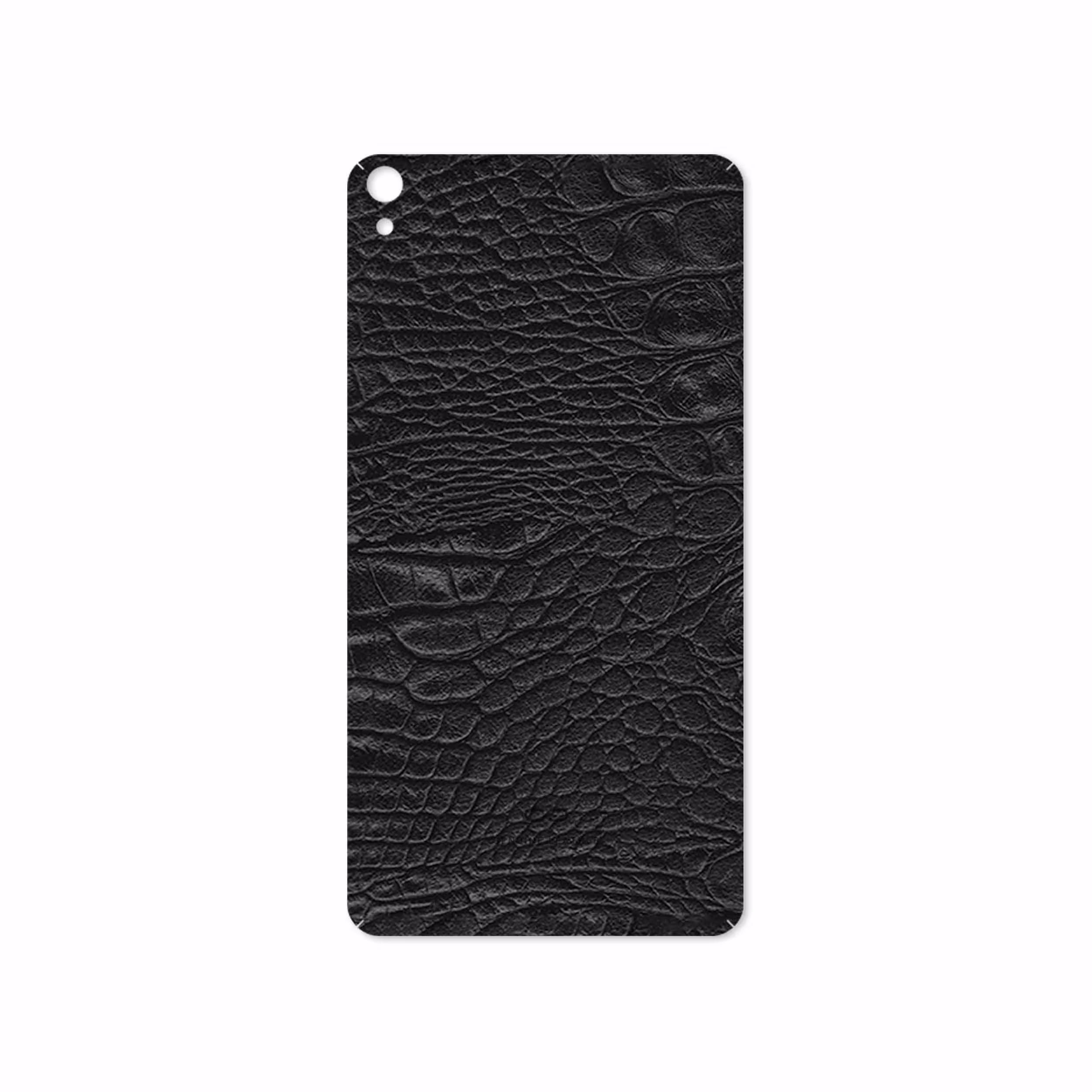 برچسب پوششی ماهوت مدل Black-Crocodile-Leather مناسب برای تبلت لنوو Phab B1 2015