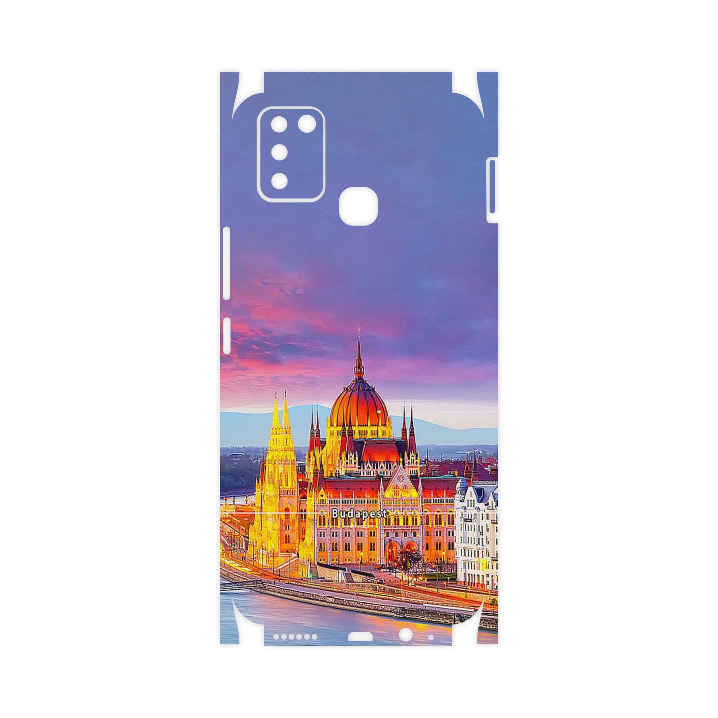 برچسب پوششی ماهوت مدل City of Budapest-FullSkin مناسب برای گوشی موبایل اینفینیکس Smart 6 X657B