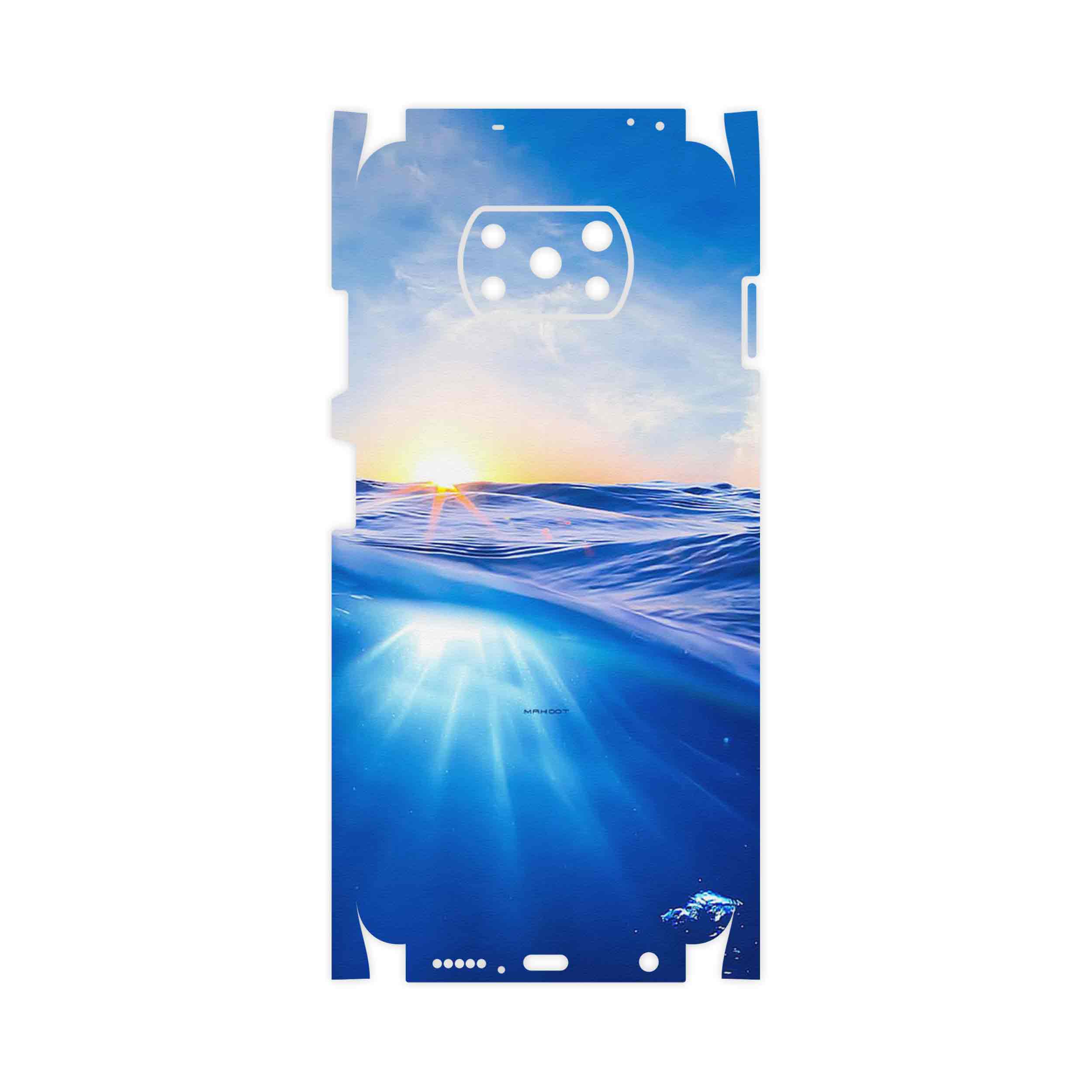 برچسب پوششی ماهوت مدل Ocean-FullSkin مناسب برای گوشی موبایل شیائومی Poco X3 NFC